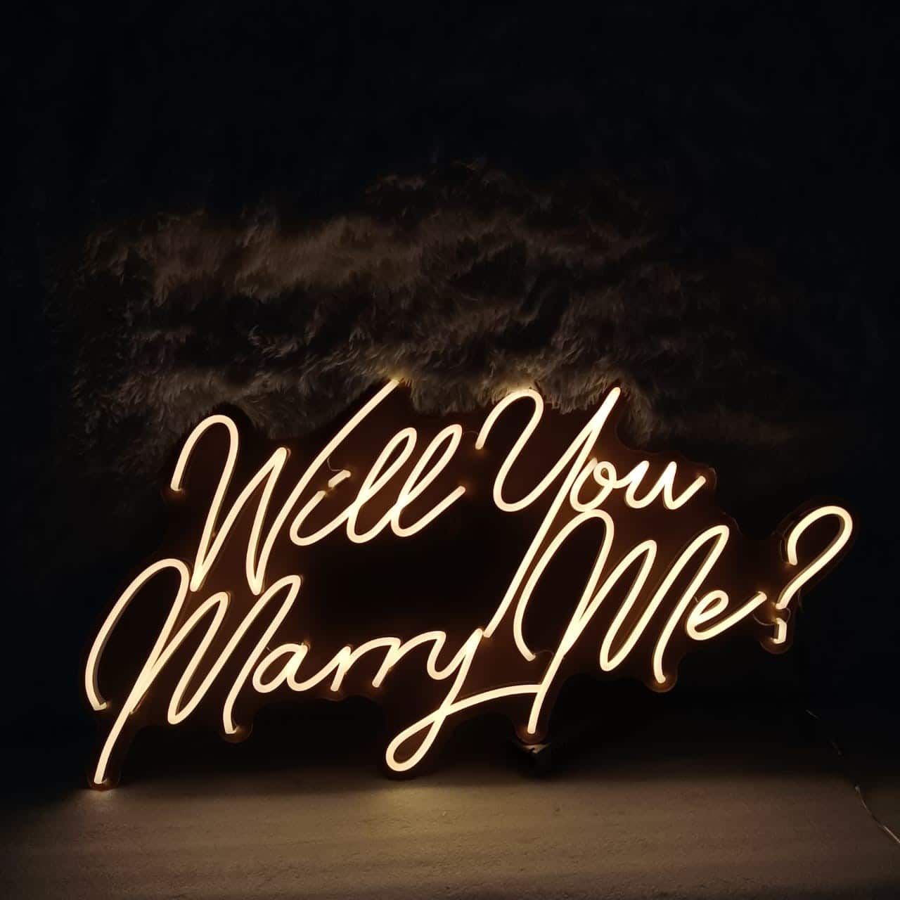  Will You Marry Me Neon Sign